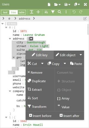 Tree mode Tree mode